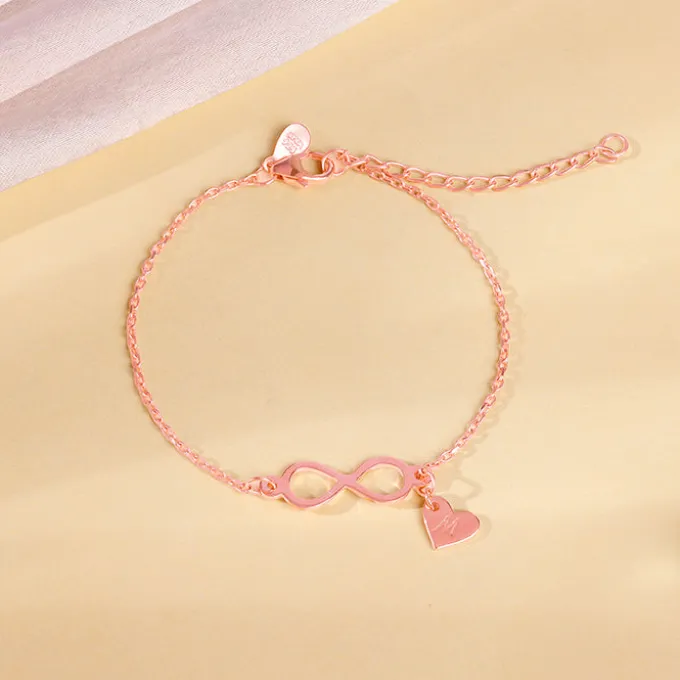 Rose Gold Personalised Timeless Bond Bracelet