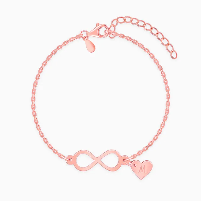 Rose Gold Personalised Timeless Bond Bracelet