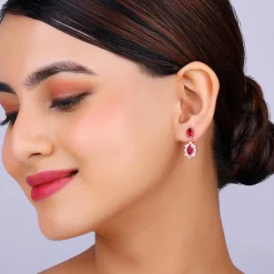 Rose Gold Pretty Woman Earrings