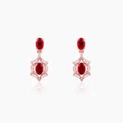 Rose Gold Pretty Woman Earrings