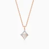 Rose Gold Prodigy Diamond Pendant