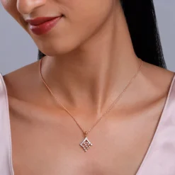 Rose Gold Prodigy Diamond Pendant