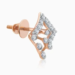 Rose Gold Prodigy Diamond Earrings
