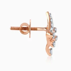 Rose Gold Prodigy Diamond Earrings
