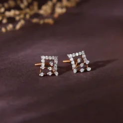 Rose Gold Prodigy Diamond Earrings