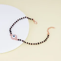 Rose Gold Protected Love Mangalsutra Bracelet