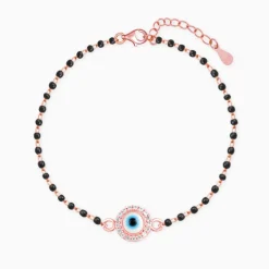 Rose Gold Protected Love Mangalsutra Bracelet