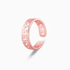 Rose Gold Pruthvi Toe Rings
