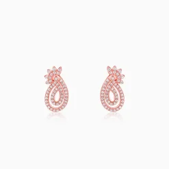 Rose Gold Pure Elegance Earrings