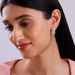 Rose Gold Pure Elegance Earrings