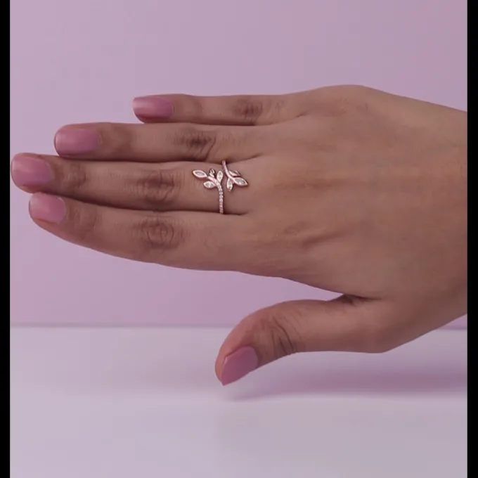 Rose Gold Pure Poise Ring