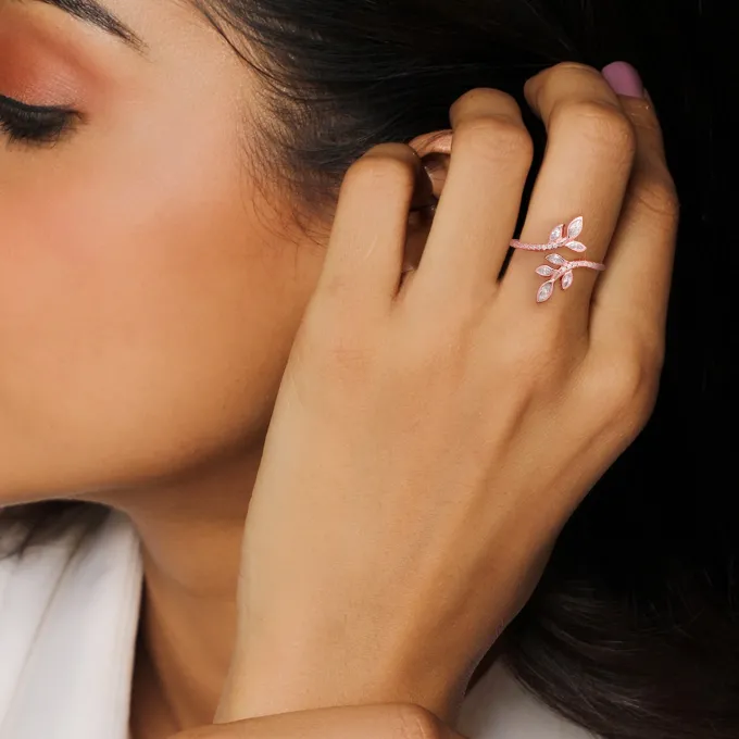 Rose Gold Pure Poise Ring