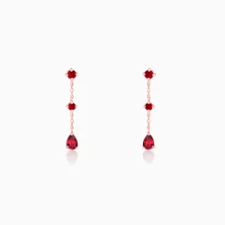 Rose Gold Queen of Love Earrings