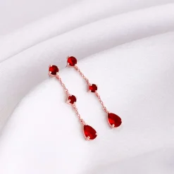 Rose Gold Queen of Love Earrings