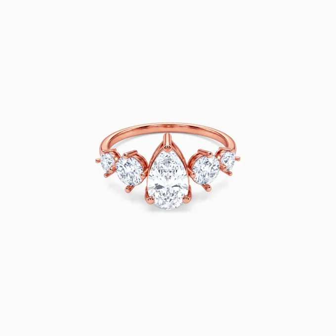 Rose Gold Quiet Glamour Ring (Size 12)