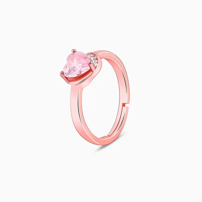 Rose Gold Radiance of Love Ring