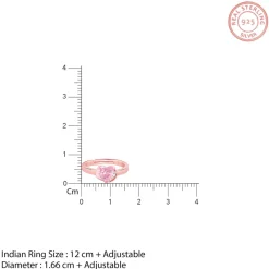 Rose Gold Radiance of Love Ring