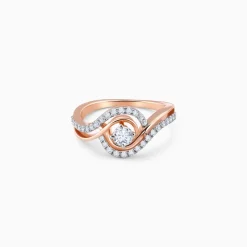 Rose Gold Rhea Solitaire Lab Grown Diamond Ring