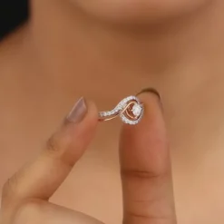 Rose Gold Rhea Solitaire Lab Grown Diamond Ring