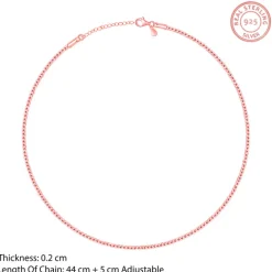 Rose Gold Ripple of Happiness Chain