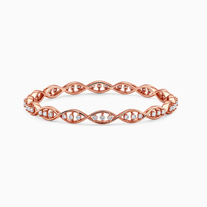 Rose Gold Riverwyn Bangle (Size 2.4)