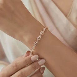 Rose Gold Riverwyn Bangle (Size 2.4)
