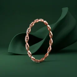 Rose Gold Riverwyn Bangle (Size 2.4)