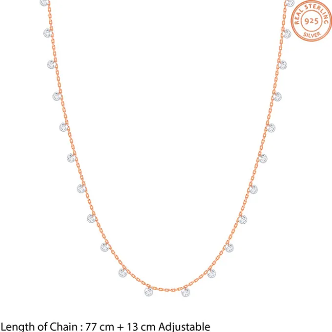 Rose Gold Rosara Gleam Waist Chain