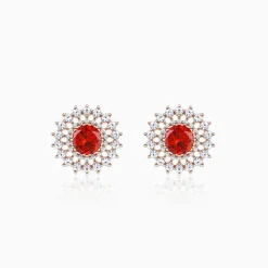 Rose Gold Rukmini Earrings