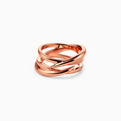 Rose Gold Sculptural Ring (Size 12)