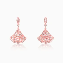 Rose Gold Seashell Earrings