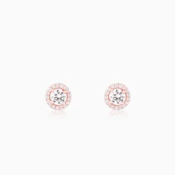 Rose Gold Seeking Solace Stud Earrings