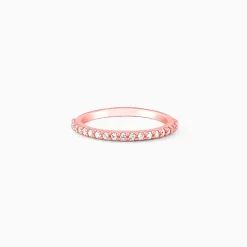 Rose Gold Serenity Line Ring