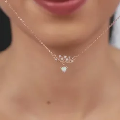 Rose Gold She The Achiever Pendant With Link Chain