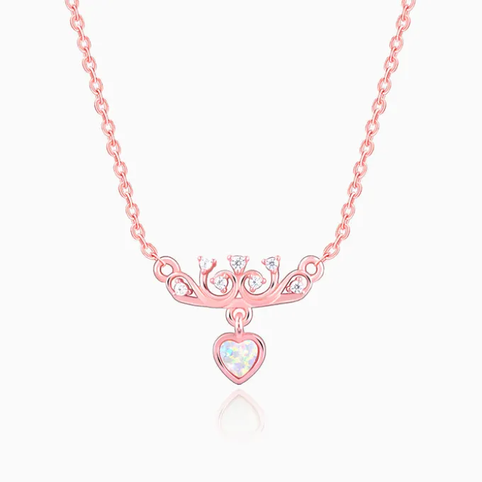 Rose Gold She The Achiever Pendant With Link Chain