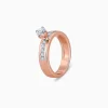 Rose Gold Smitten Solitaire Lab Grown Diamond Ring