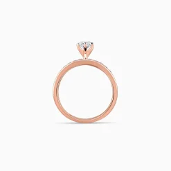 Rose Gold Smitten Solitaire Lab Grown Diamond Ring