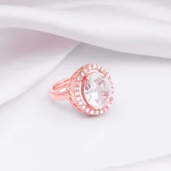 Rose Gold Solitaire Ring