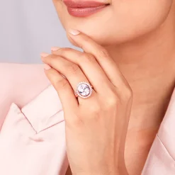 Rose Gold Solitaire Ring