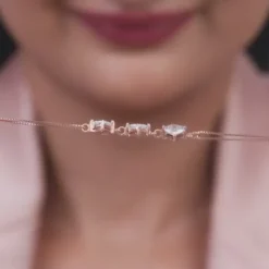 Rose Gold Sparkling Zircon Bracelet