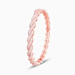 Rose Gold Spiral Splendour Bangle
