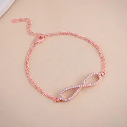 Rose Gold Spiral Splendour Bracelet