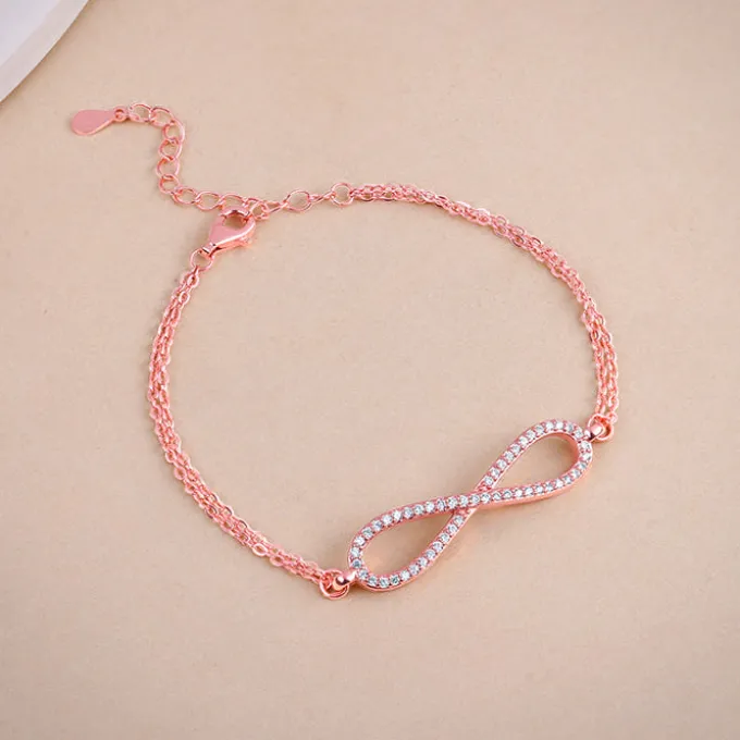Rose Gold Spiral Splendour Bracelet