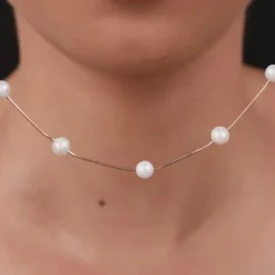 Rose Gold Splendid Pearl Necklace