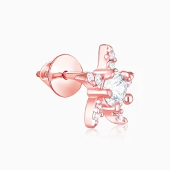 Rose Gold Starfish Earrings