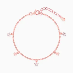 Rose Gold Starlit Dreams Charm Bracelet