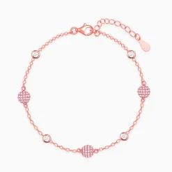 Rose Gold Studded Bubble Bracelet