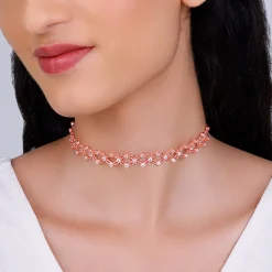 Rose Gold Supple Necklace