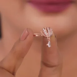 Rose Gold Sushma Thamarai Ring