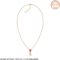 Rose Gold Sway With Me Necklace